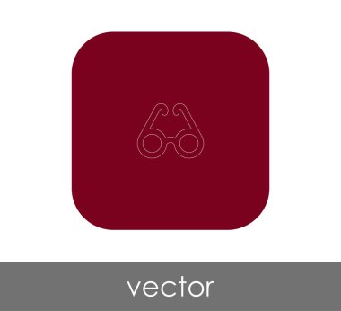 web tasarım ve uygulamaları, vektör çizim için gözlük simgesi