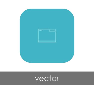 vektör çizim tasarım Klasör simgesinin