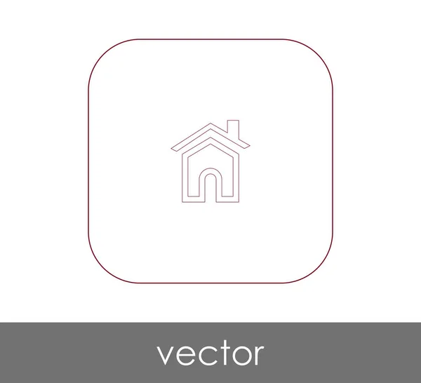 Home Icon Logo Vector Illustration — Stock Vector