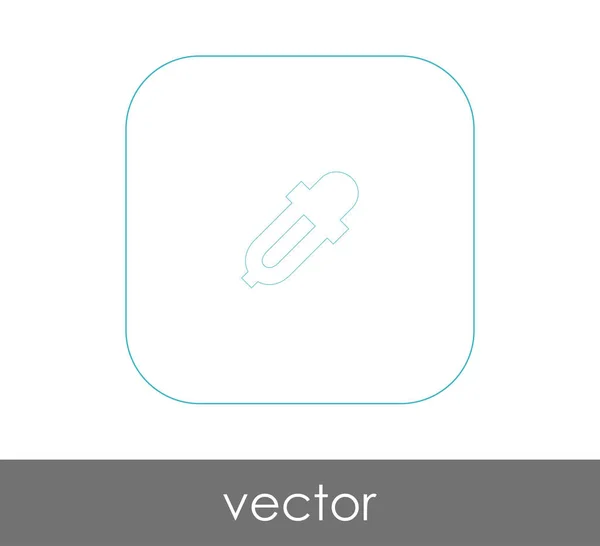 Icono Signo Gotero Ilustración Vectorial — Vector de stock