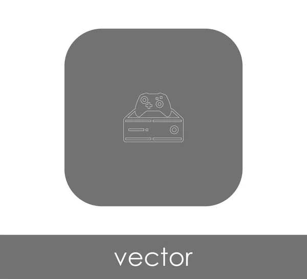 Иконка Джойстика Логотип Векторная Иллюстрация — стоковый вектор