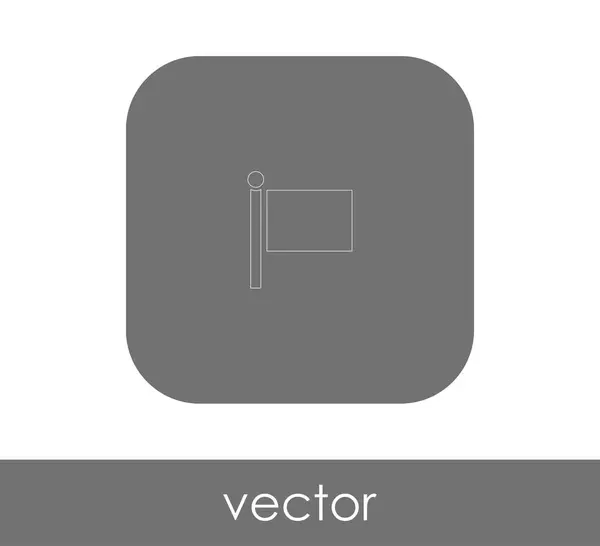 Ikona Příznaku Pro Webdesign Aplikace Vektorové Ilustrace — Stockový vektor