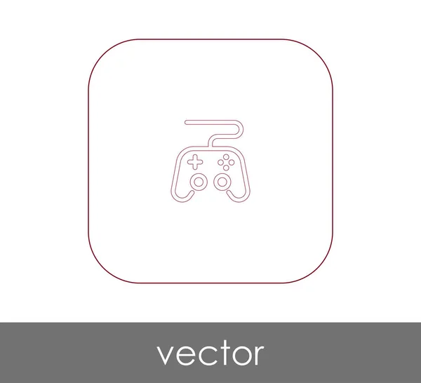 Joystick Icono Logotipo Vector Ilustración — Vector de stock