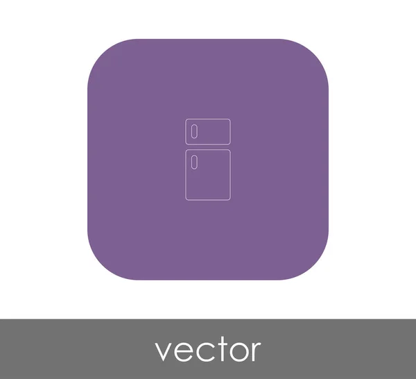 Illustration Vectorielle Conception Icône Réfrigérateur — Image vectorielle