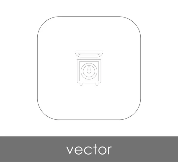 Icono Escala Alimentos Ilustración Vectorial — Archivo Imágenes Vectoriales