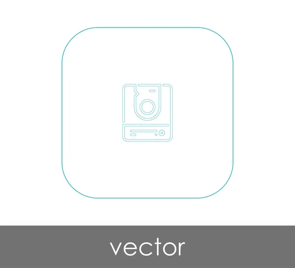 Diseño Ilustración Vectorial Del Icono Del Disco Duro — Vector de stock