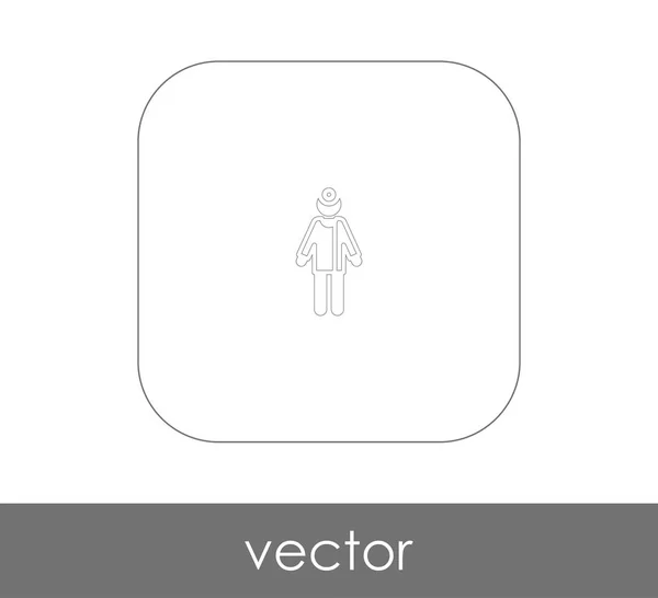 Ilustração do ícone do doutor — Vetor de Stock