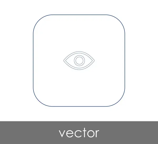 Icono Del Ojo Vector Ilustración Logotipo — Vector de stock