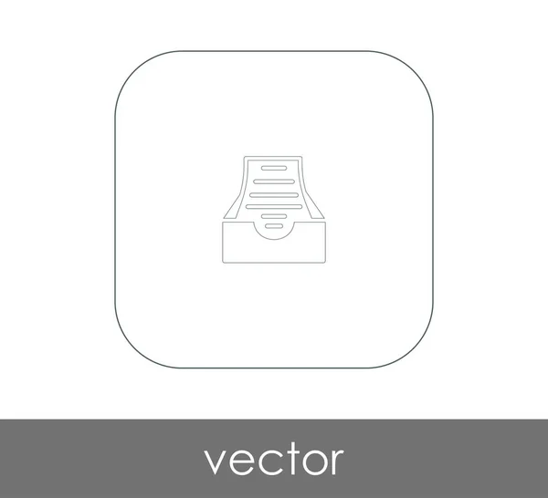 Ícone Web Download Ilustração Vetorial — Vetor de Stock
