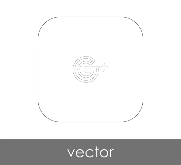 Векторная Иллюстрация Дизайн Google Иконка Логотипа — стоковый вектор