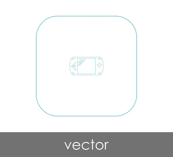 Joystick icono plano — Vector de stock