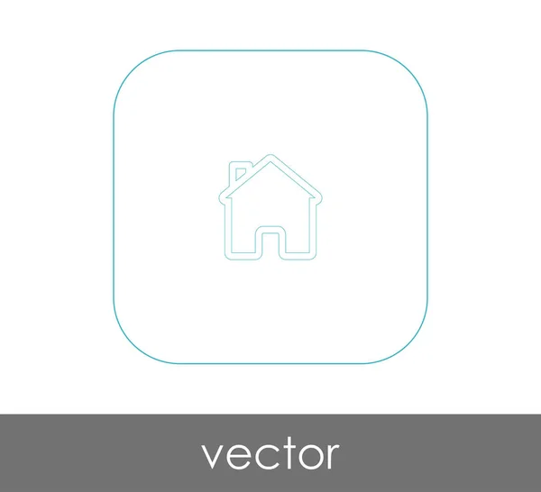 Ícone web Home — Vetor de Stock