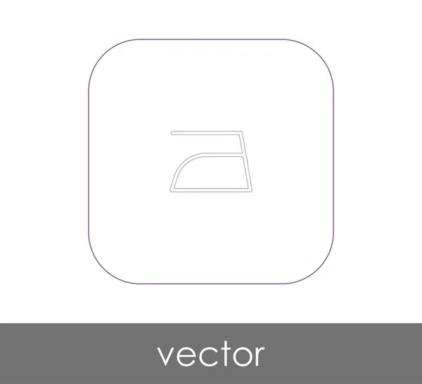 Icono Hierro Para Diseño Web Aplicaciones — Vector de stock