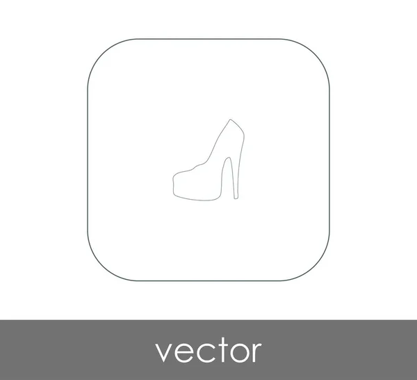High-Heel-Symbol — Stockvektor