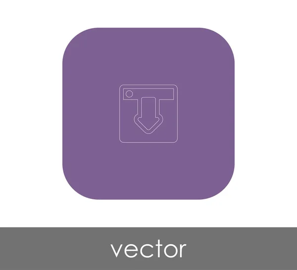 Vektor Illustration Design Des Pfeil Symbols — Stockvektor