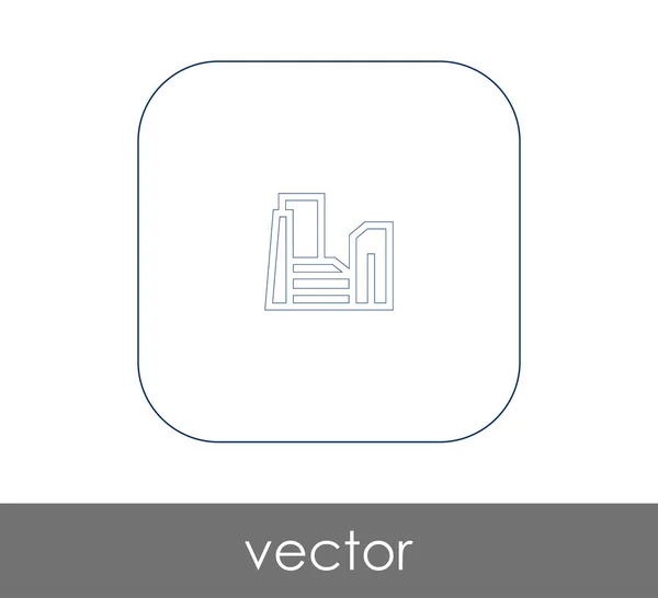 Icono de fábrica — Vector de stock
