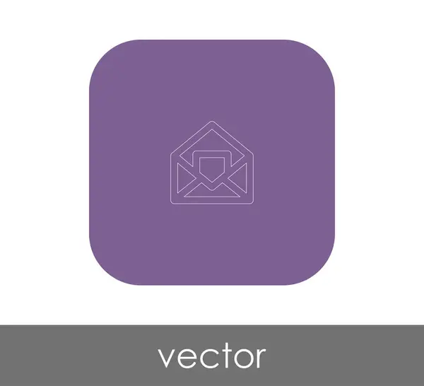 Umschlagsymbol Logo Vektorillustration — Stockvektor