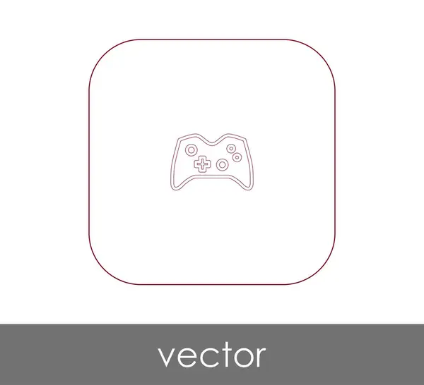 Joystick ícone plano — Vetor de Stock