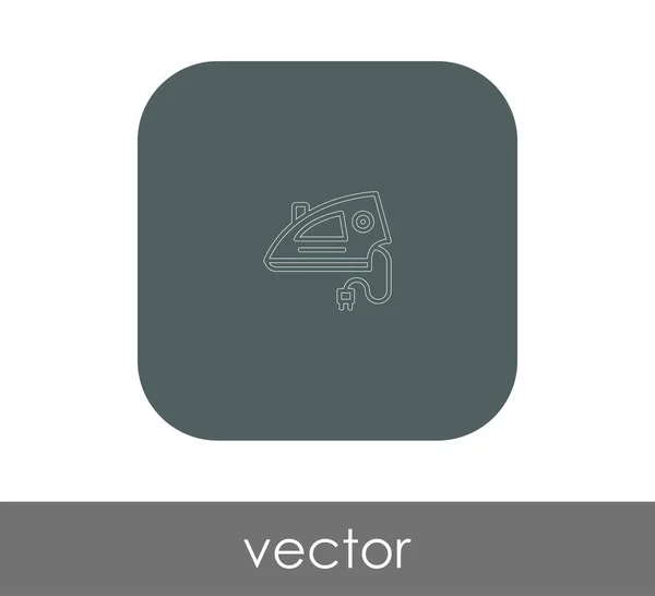 Icono Hierro Para Diseño Web Aplicaciones — Vector de stock