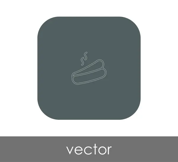 Векторная Иллюстрация Дизайна Иконки Хот Дога Веб Дизайна Приложений — стоковый вектор