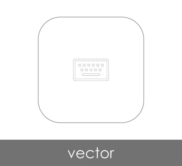 Icon tastatură — Vector de stoc