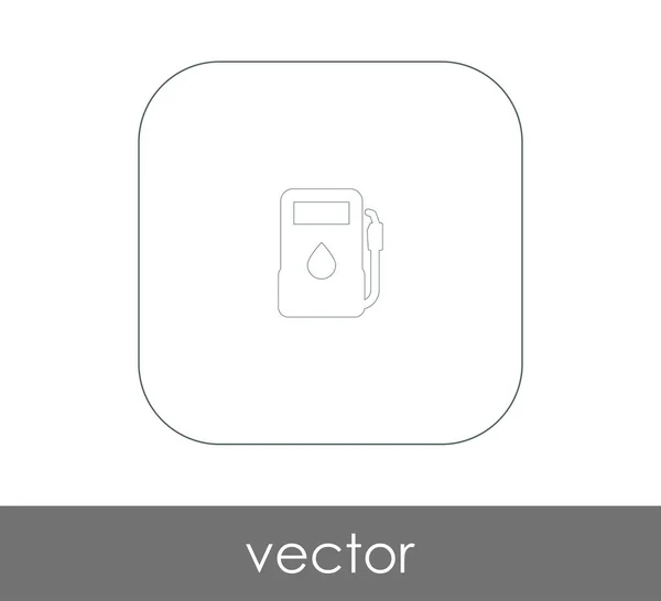 Gas Pump Icon Vector Illustration — Stock Vector