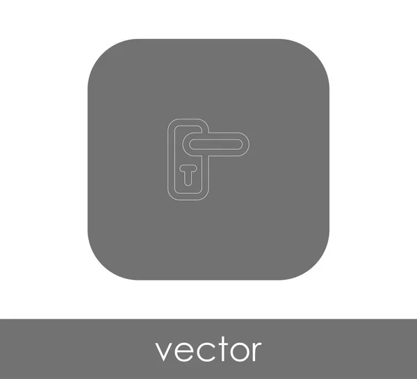 Türknauf Symbol Logo Vektorillustration — Stockvektor