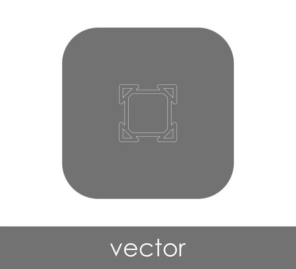 Vektor Illustration Des Pfeils Symbols Logo — Stockvektor