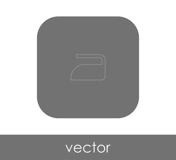 Icono de hierro ilustración — Vector de stock