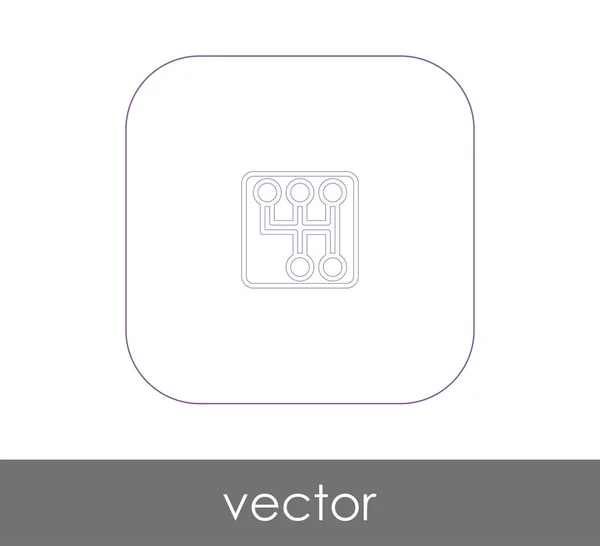 Vektor Illustration Design Gearkasse Ikon – Stock-vektor