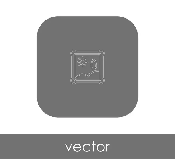 Illustration Vectorielle Conception Icône Cadre — Image vectorielle