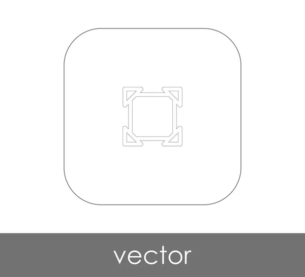 Vector Ilustración Flechas Icono Logotipo — Vector de stock