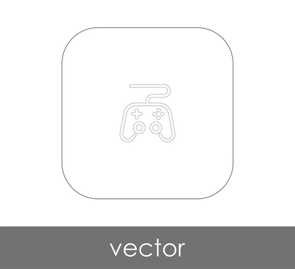 Joystick Icono Logotipo Vector Ilustración — Vector de stock