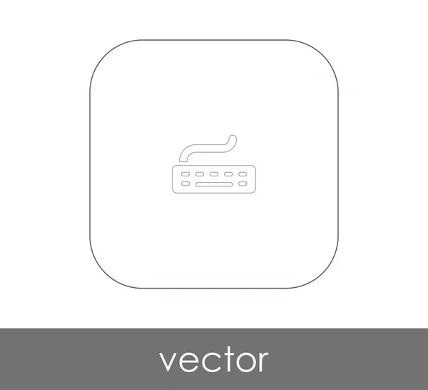 Ícone de teclado — Vetor de Stock