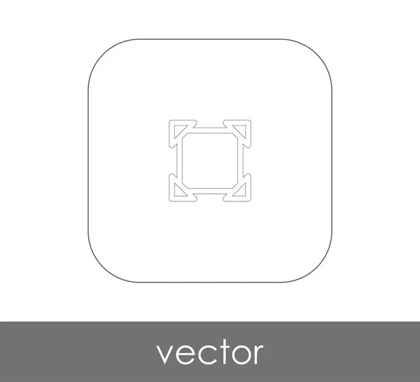 Illustration Vectorielle Icône Flèches Logo — Image vectorielle