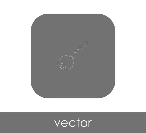 Sleutelpictogram Vectorillustratie Logo — Stockvector