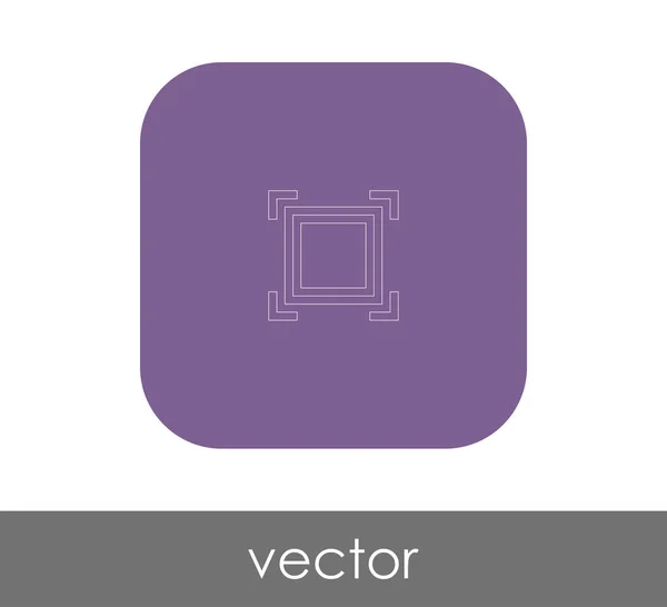 Vektor Illustration Design Des Kamerafokus Symbols — Stockvektor