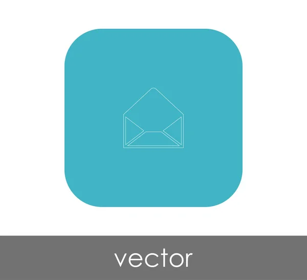 Umschlagsymbol Logo Vektorillustration — Stockvektor