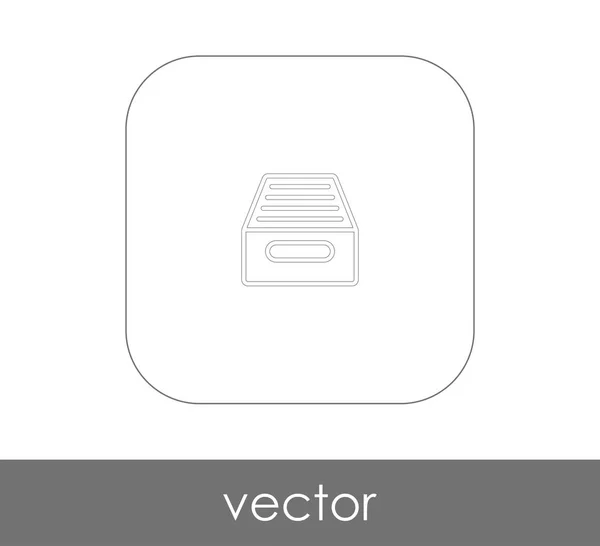 Ícone Web Download Ilustração Vetorial — Vetor de Stock