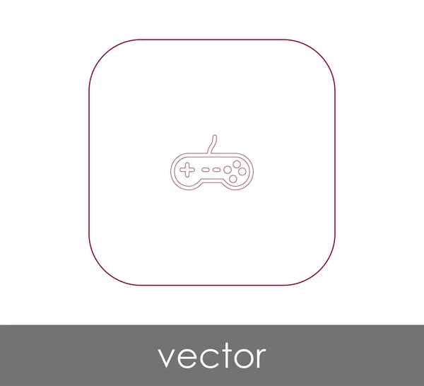 Ícone Joystick Logotipo Ilustração Vetorial — Vetor de Stock