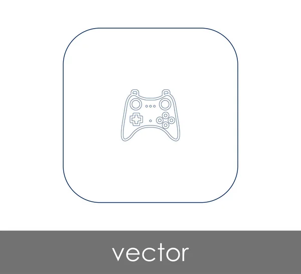 Joystick icono plano — Vector de stock