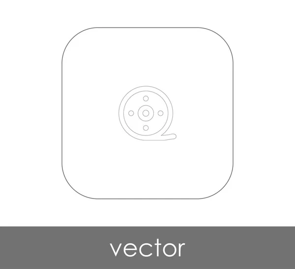 Icono Película Para Diseño Web Aplicaciones Ilustración Vectorial — Vector de stock