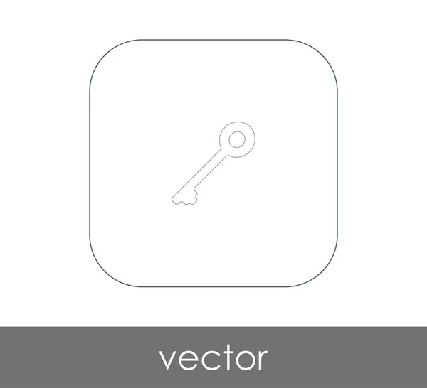 Icono Clave Para Diseño Web Las Aplicaciones — Vector de stock