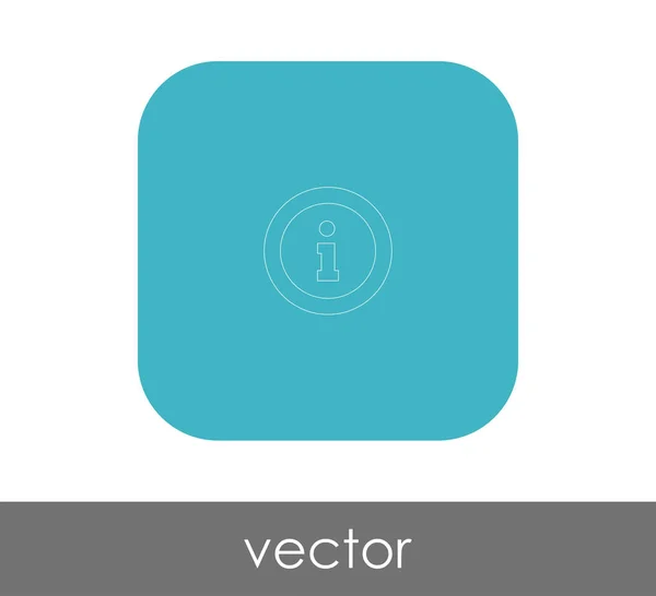 Informationsschild Symbol Für Webdesign Und Anwendungen — Stockvektor