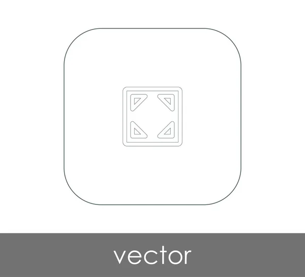 Ampliar icono — Vector de stock