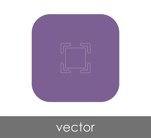 Vektor Illustration Design Des Bildschirms Symbol — Stockvektor