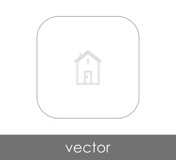 Главная веб-иконка — стоковый вектор