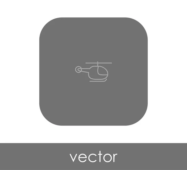 Icono Web Helicóptero Ilustración Vectorial — Vector de stock