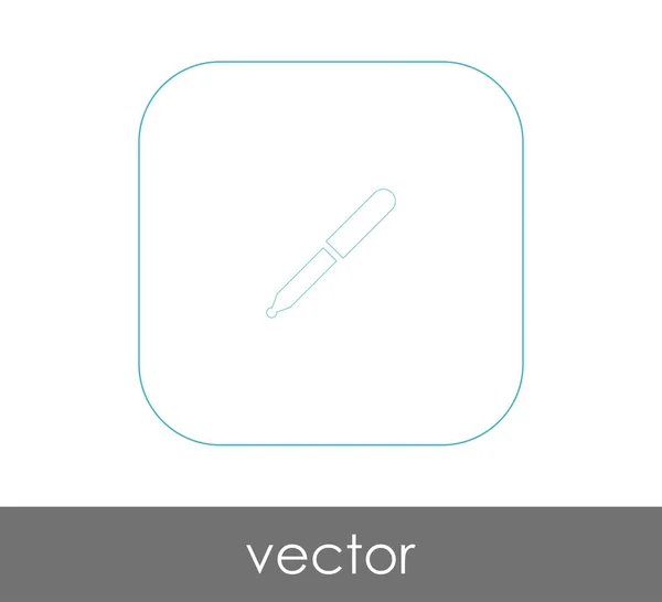 Gotero Icono Vector Ilustración Logotipo — Vector de stock