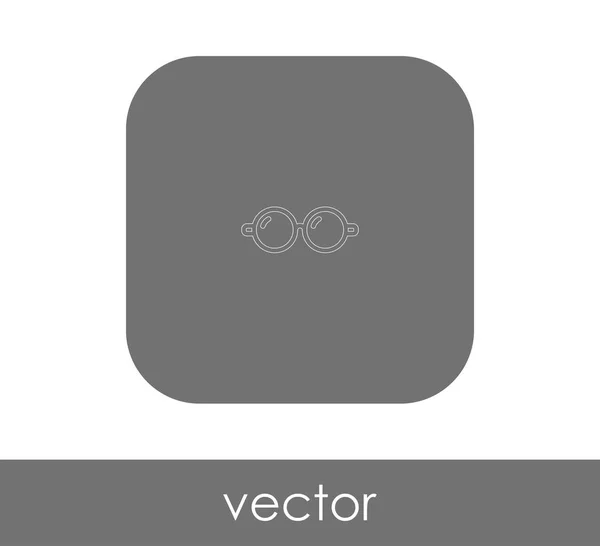 Gafas Icono Web Ilustración Vectorial — Vector de stock